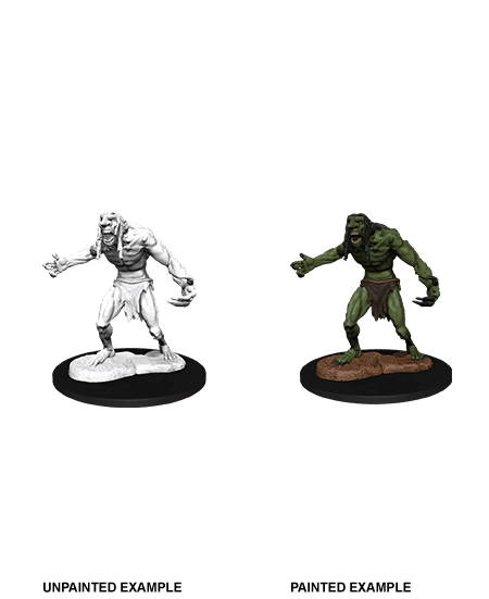 D&D NMM Raging Troll Mini image 0